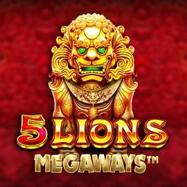 5 Lions Megaways slot logo by Pragmatic Play at SkyHills Casino