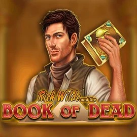 Book of Dead casino game by Play'n GO – featured logo at SkyHills Casino