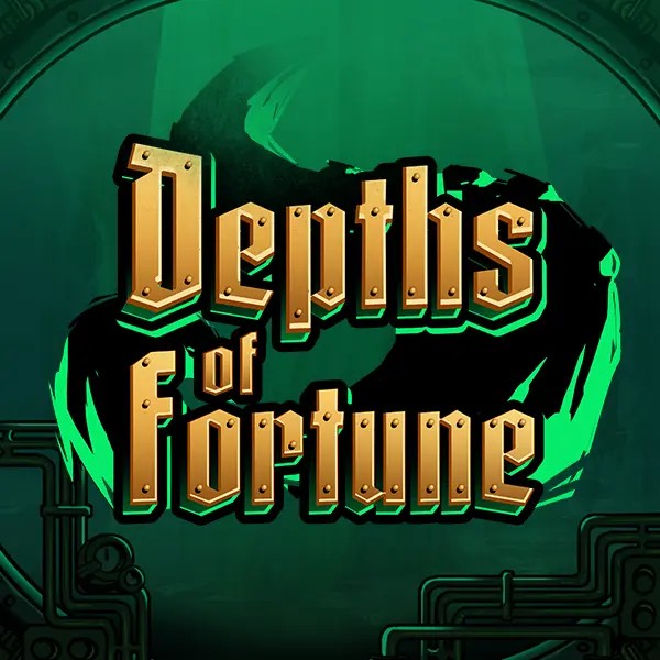 Official Slots logo: Depths of Fortune by AvatarUX Studios at SkyHills Casino