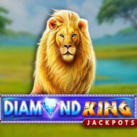 Diamond King Jackpots slot icon by SpinPlay Games, available at SkyHills Casino