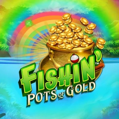 Fishin Pots Of Gold logo by Gameburger Studios SkyHills Casino