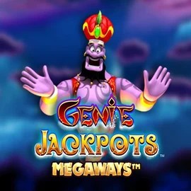 Genie Jackpots Megaways by Blueprint Gaming, showcased at skyhills-casino.eu.com – game logo
