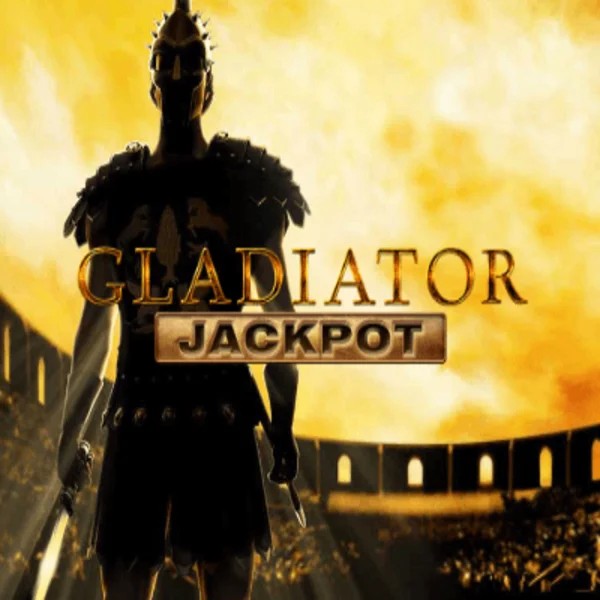 Gladiator Jackpot slot logo by Playtech at SkyHills Casino