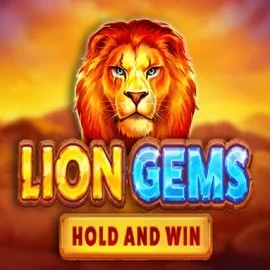 Lion Gems Hold and Win logo by Playson at SkyHills Casino