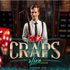 Live Craps logo by Evolution at SkyHills Casino