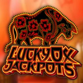 Lucky Ox Jackpots casino game by Rival – featured logo at SkyHills Casino