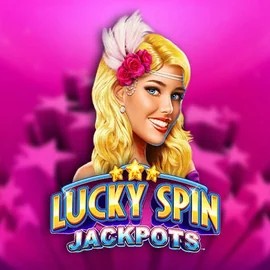 Lucky Spin Jackpots game by Novomatic – logo hosted on SkyHills Casino