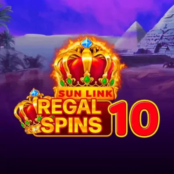 Regal Spins 10 game by PatePlay – logo hosted on SkyHills Casino