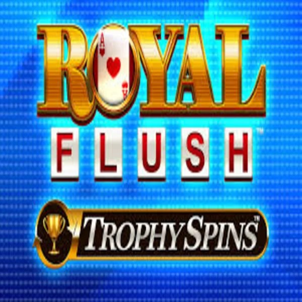 Royal Flush Trophy Spins logo by Greentube at SkyHills Casino