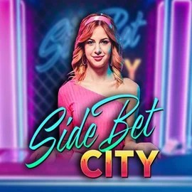 Side Bet City slot visual from Evolution available on skyhills-casino.eu.com
