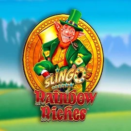 Slingo Rainbow Riches game by Gaming Realms – logo hosted on SkyHills Casino
