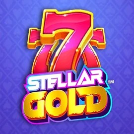 Slots logo of Stellar Gold from Snowborn Games at SkyHills Casino