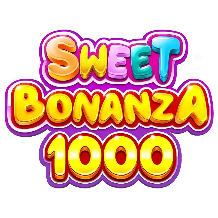 Sweet Bonanza 1000 slot logo by Pragmatic Play at SkyHills Casino