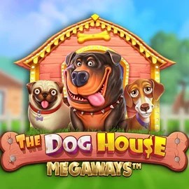 The Dog House Megaways online game logo by Pragmatic Play on skyhills-casino.eu.com