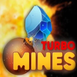 Turbo Mines logo by Turbo Games at SkyHills Casino