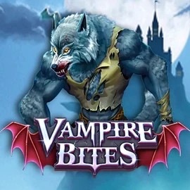 Vampire Bites slot logo by Amusnet Interactive at SkyHills Casino